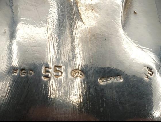 Image 1 of Vintage Arnaldo Giannelli 925 Zilveren Samurai Sculptuur (1984) – Italiaans Design