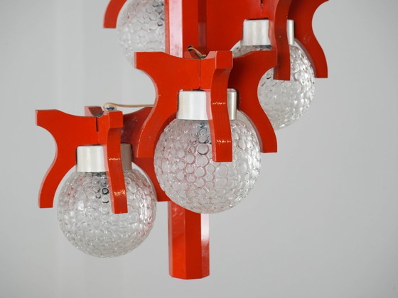 Image 1 of Lampada a sospensione, Space Age, anni '70, prodotta in Italia