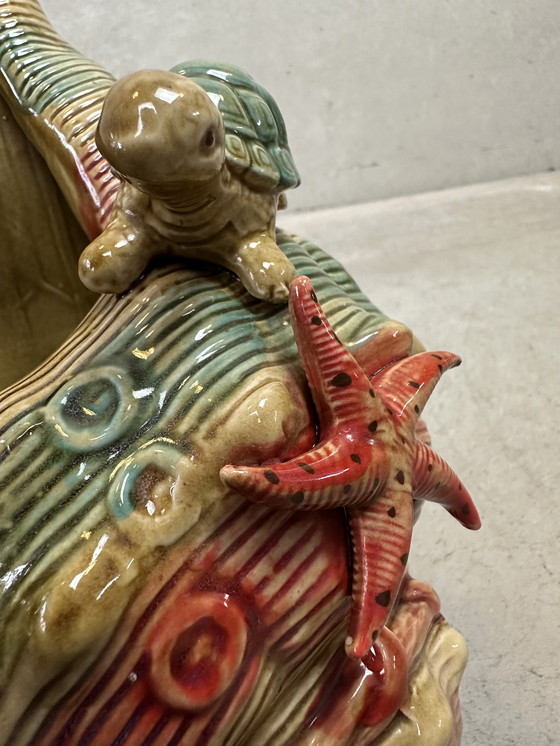 Image 1 of Vintage ‘tafereel’ lamp - keramiek