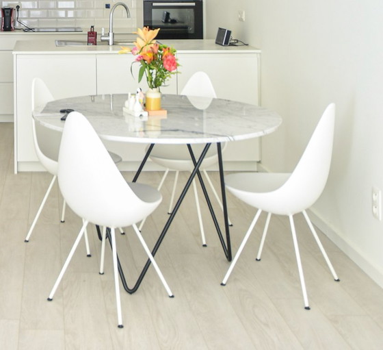 Image 1 of 4 sedie drop Fritz Hansen con