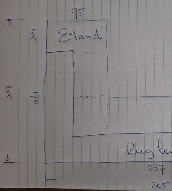 Image 1 of Sofá esquinero rojo