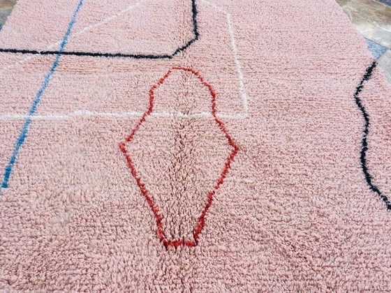 Image 1 of Tapis en laine naturelle tissé main traditionnelle taille 150/300 cm