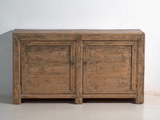 Antikes chinesisches Kiefern-Sideboard – China, circa 1930 – Brass (photo 22 of 40)