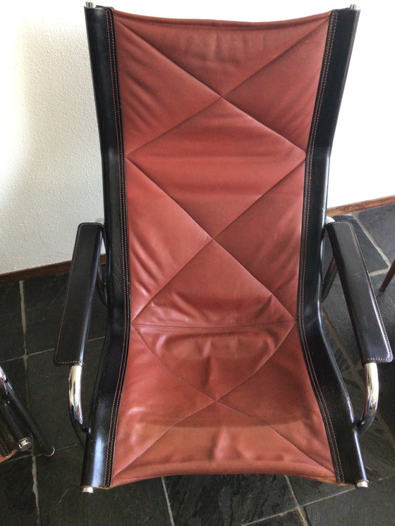 Image 1 of 2 lounge stoelen Hans Eichenberger voor Strässle International