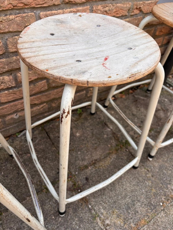 Image 1 of 4 vintage stools