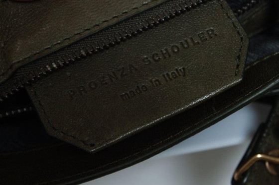 Image 1 of Proenza Schouler, mini borsa a nodo PS1 in verde