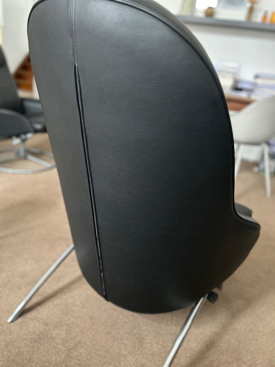 Image 1 of Leren designfeauteul met relaxfunctie