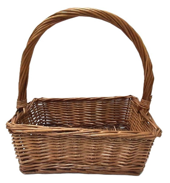 Image 1 of Vintage Large Wicker Basket 35 x 45 x 20 cm