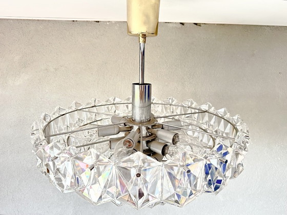 Vintage Grote Kinkeldey Kroonluchter – Crystal, Glass (photo 4 of 11)