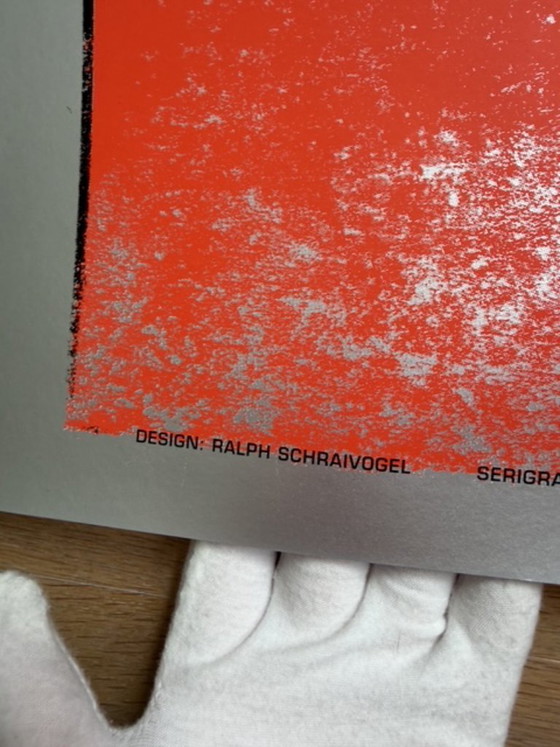 Image 1 of Ralph Schraivogel, Vintage Design Mit Bewegter Verleidingenheit, 2013, Serigraphie Uldry Ag, imprimé en Suisse