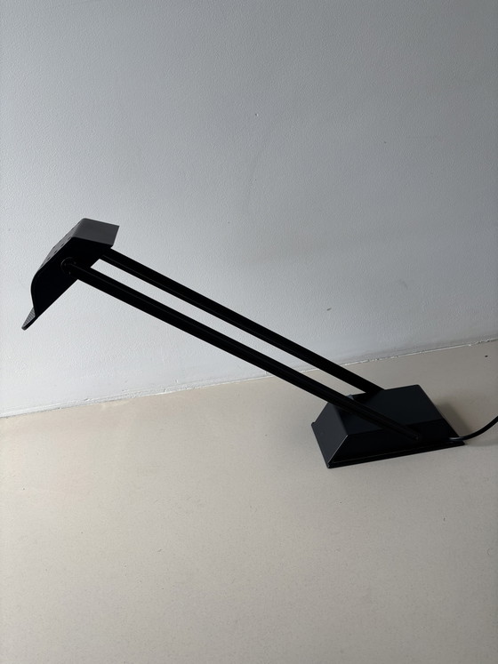 Vintage Postmodern Table Lamp 'Halostar' By Osram, Germany 1980s – Metal, Plastic (photo 5 of 12)