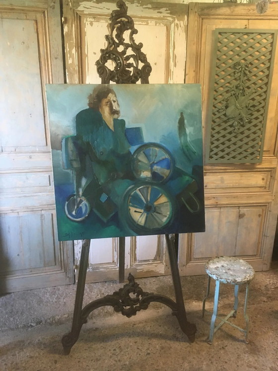 Cavalletto da esposizione in legno intagliato – Armadi contenitori, Vintage (photo 8 of 10)