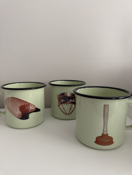 Set di tazze Seletti Wears Toiletpaper