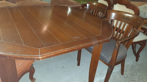 Bannink Art Nouveau oak table