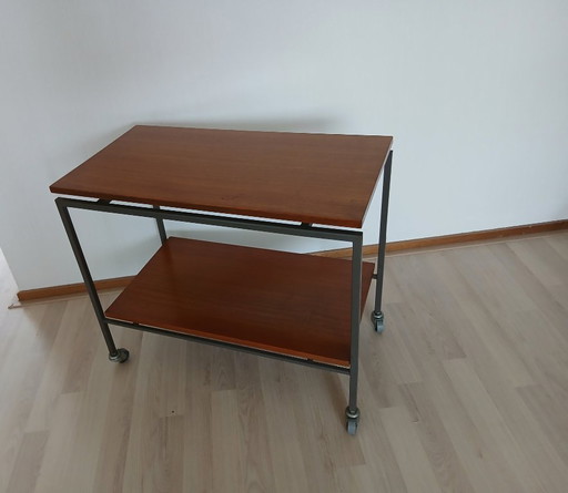 Trolley - Side table - Stiemsma - Vintage - Teak