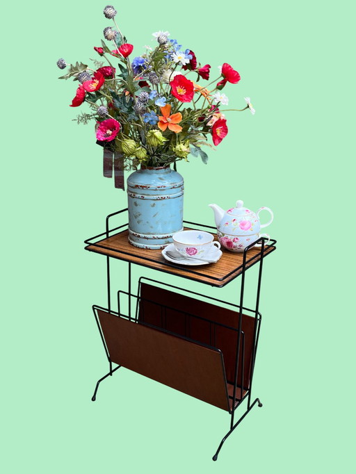 Vintage Draadframe Lectuurtafel | 1950-1960 | Topstaat!