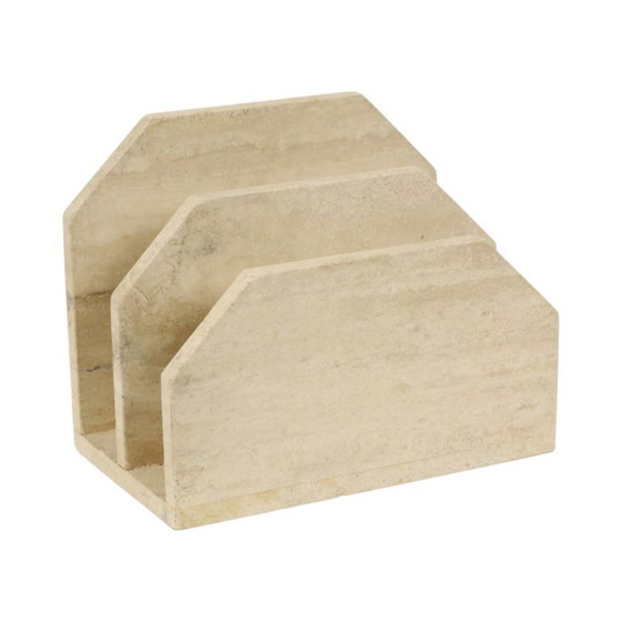 Vintage Magazine Rack Travertine Natural Stone Seventies (photo 12 of 22)
