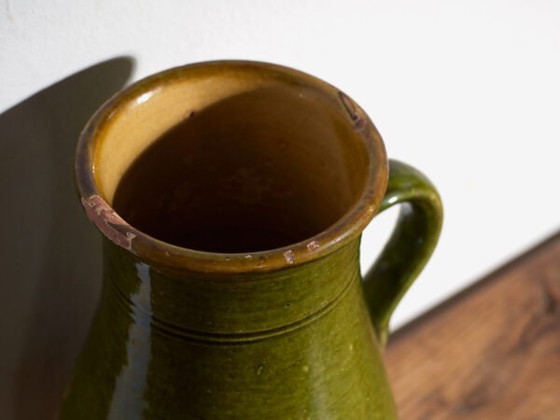 Antique folk glazed pottery jug – Central Europe, circa 1930 – Crockery, Rustic (photo 12 of 40)