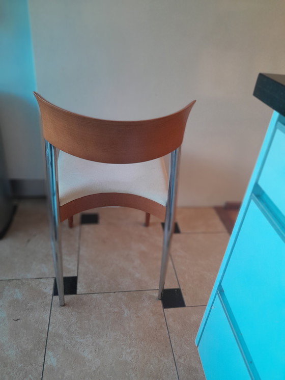 Image 1 of 6×Roche bobois eetkamerstoelen