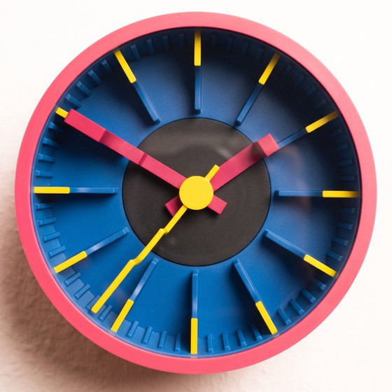 Retro Wall Clock "Time Warp" Clock | CMYK Edition | Mid-Century Y2K Space Age Boho – Space Age Panels, Other (photo 2 of 5)