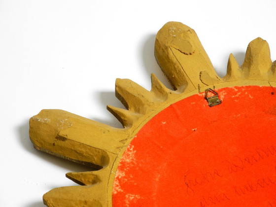 Image 1 of Bellissimo specchio da parete italiano del metà del secolo scorso in legno e resina, placcato oro