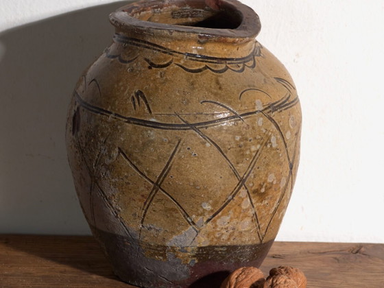 Vaso antico cinese in gres smaltato – Cina, circa 1890 – Vasi, Rustic (photo 2 of 40)