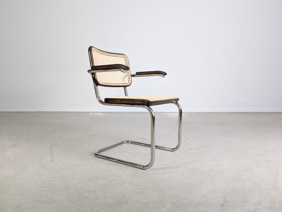 Image 1 of Silla cantilever original Thonet S64V Silla de diseño Marcel Breuer marrón