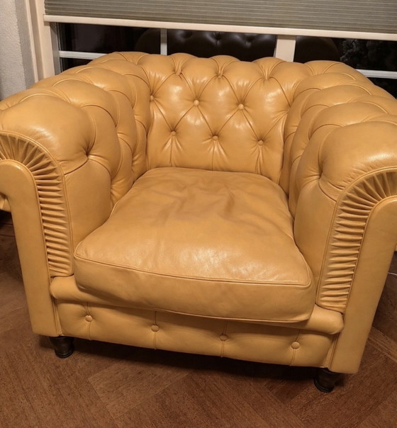 Image 1 of Bank en stoel poltrona frau