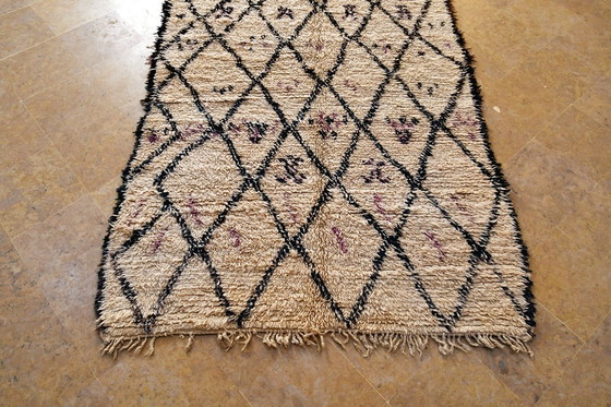 Image 1 of  Tapis marocain vintage Beni Ourain - 235 x 143 cm