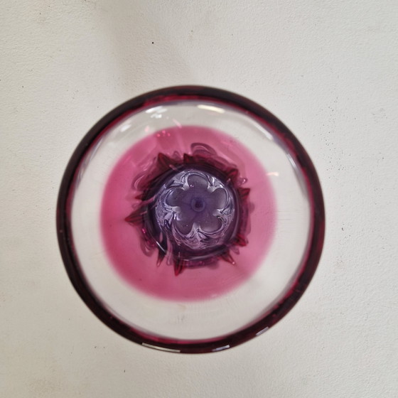 Image 1 of Pink/purple Murano vase