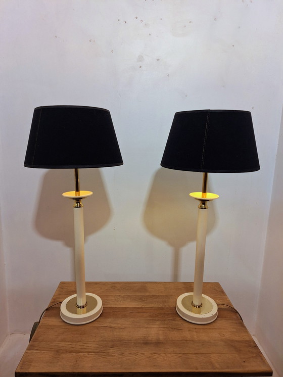 Image 1 of KULLMANN LAMPADA DA TAVOLO VINTAGE Ottone