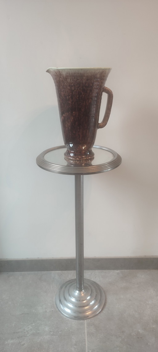 Large conical ceramic vase-pitcher from Accolay – vazen (photo 2 of 15)