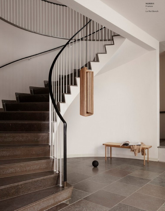 Image 1 of FRAMES, gerookt eikenhout, kunstobject, NORR11, sculptuur, Deens design