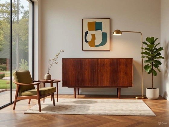 Image 1 of Palissanderhouten dressoir van Gunni Omann, Denemarken, jaren 60