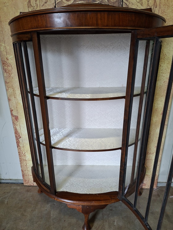 Image 1 of Antique classic display cabinet, china cabinet, whiskey bar, wine cabinet, Art Deco style. Dimensions: 89x35cm and 135cm high.