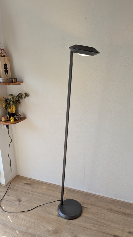 Image 1 of Metalarte zwarte stalen vloerlamp, gemaakt in Spanje.