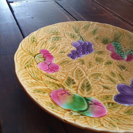 Image 1 of Sarreguemines large ceramic plate 36 cm