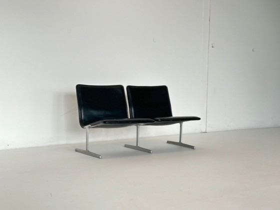Image 1 of Fauteuil/canapé Dieter Rams 602 Sitbank en cuir Vitsoe Zapf