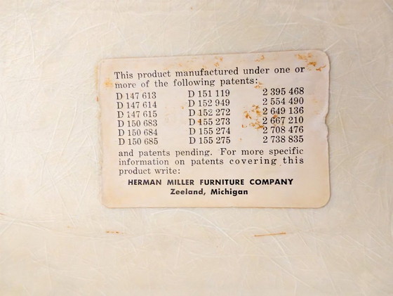 Image 1 of 2x Fauteuil DAF Swag Leg, Charles Eames, George Nelson, Herman Miller