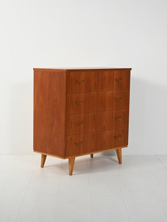 Image 1 of Cómoda escandinava de teca de la década de 1950