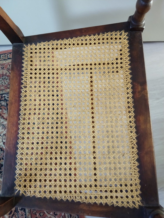 Image 1 of Antiker, niedrig sitzender Gurtbandsessel aus der 't Woonhuys-Fabrik in Amsterdam