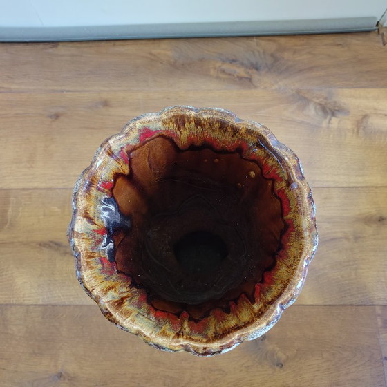 Image 1 of Beautiful large colored vase (sixties Vallauris?)