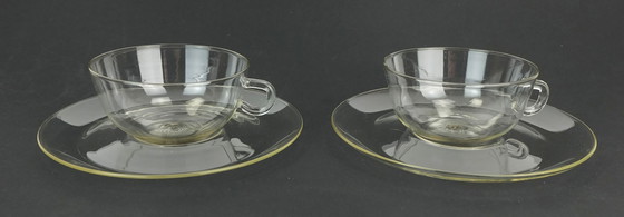 Image 1 of 2 x TEA SET wilhelm wagenfeld 1930s jena glass schott & gen.