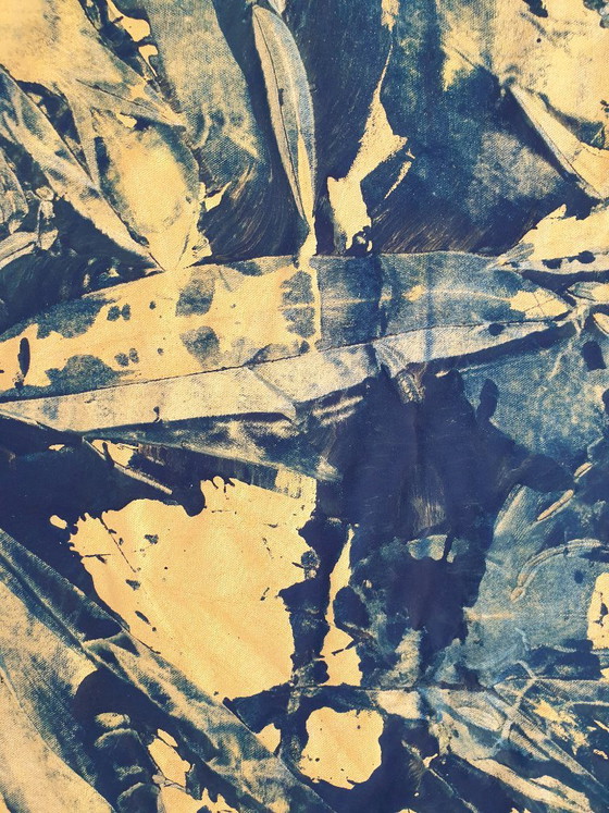 Jürgen Angeler - Hierba marina dorada azul – Pinturas y dibujos, Canvas (photo 11 of 14)