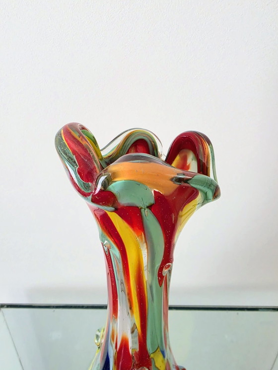 Zabkowice Glassworks Polonia, vaso multicolore – Vasi, Vetro (photo 9 of 13)