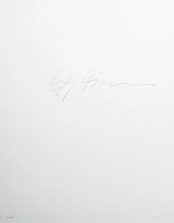 Image 1 of Eduard Diem : « Komposition (1), 2021 ». Giclée sur velours Hahnemühle. Signée et gravée à la main.