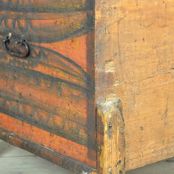 Image 1 of Folk Art Wedding Chest, Anno 1852