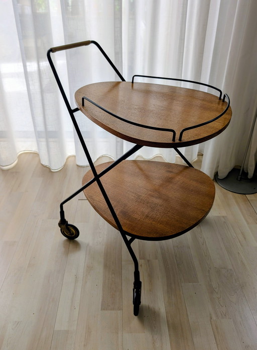 carrello danese di metà secolo