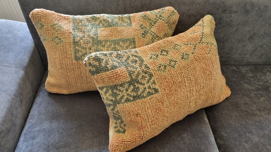 Image 1 of Berber Kelim cushions, vintage cushion set