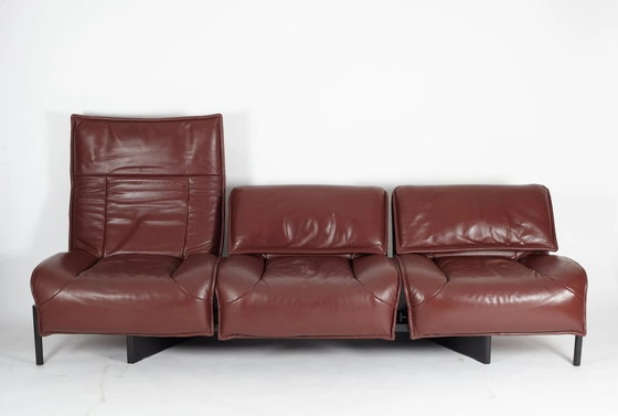 Image 1 of Cassina "Veranda" 3-seater leather sofa